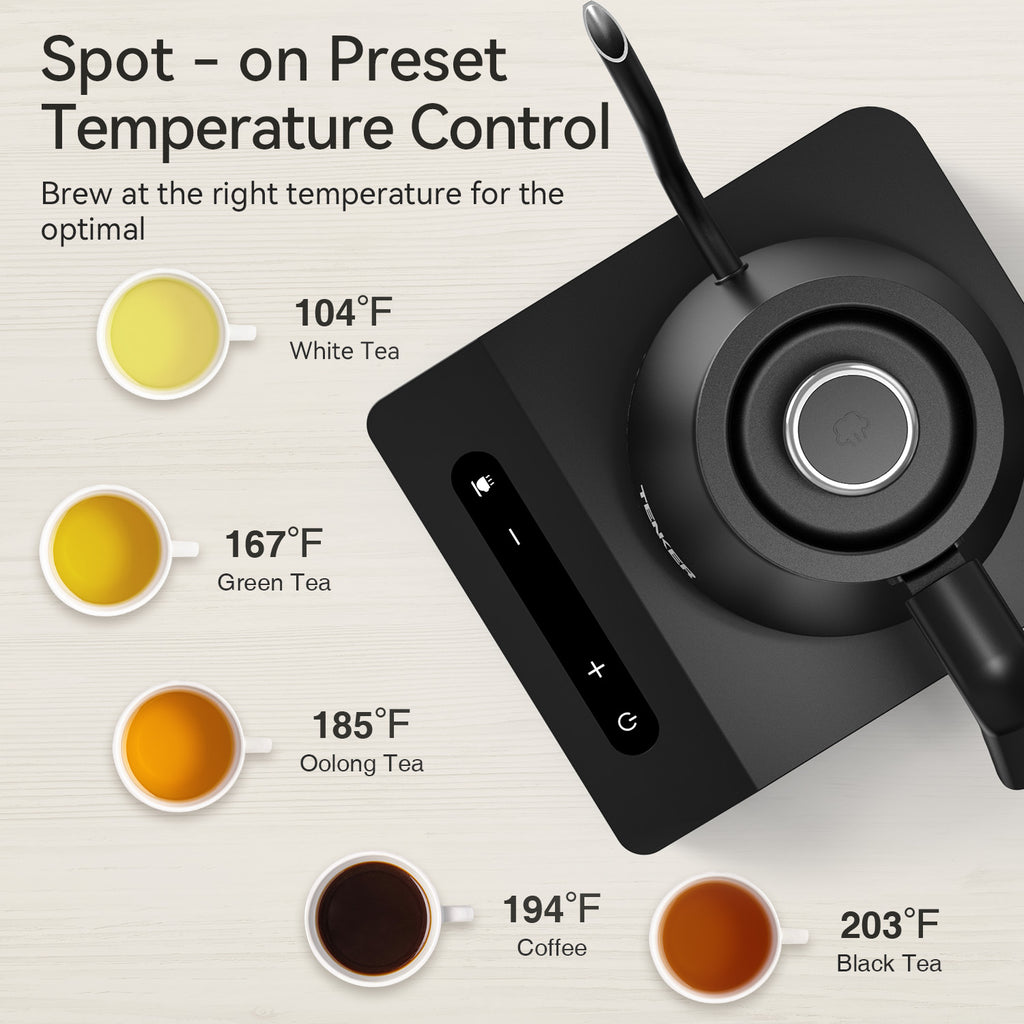 Gooseneck Electric Kettle With Temperature Control